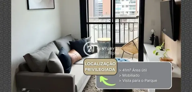 Apartamento com 1 Quarto para alugar, 41m² no Dezoito do Forte Empresarial/Alphaville., Barueri