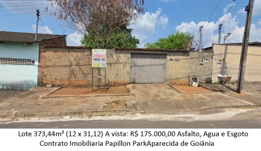 Lote/Terreno à venda, 373m² no Papillon Park, Aparecida de Goiânia