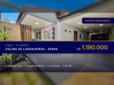 Casa com 4 Quartos à venda, 170m² no Colina de Laranjeiras, Serra