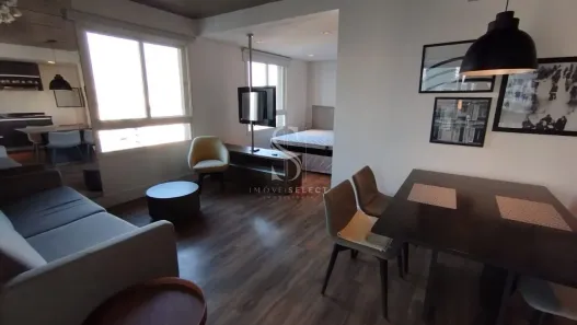 Apartamento com 1 Quarto para alugar, 61m² no Cidade Monções, São Paulo