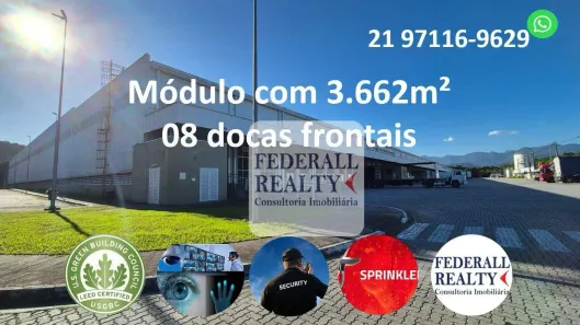 Galpão/Depósito/Armazém para alugar, 3662m² no Pavuna, Rio de Janeiro