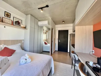Apartamento com 1 Quarto para venda ou aluguel, 19m² no Bela Vista, São Paulo