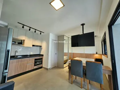 Apartamento com 1 Quarto para alugar, 41m² no Indianópolis, São Paulo