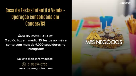 Ponto Comercial à venda, 454m² no Centro, Canoas