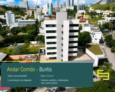 Imóvel Comercial para alugar, 214m² no Buritis, Belo Horizonte