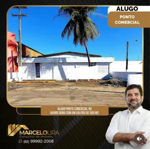 Galpão/Depósito/Armazém para alugar, 450m² no Barro Duro, Maceió
