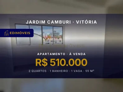 Apartamento com 2 Quartos à venda, 55m² no Jardim Camburi, Vitória