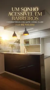 Apartamento com 2 Quartos à venda, 75m² no Barreiros, São José