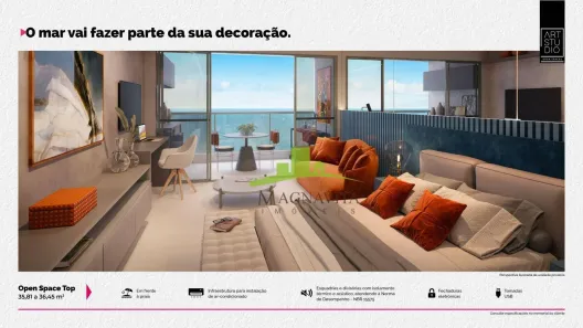 Apartamento com 1 Quarto à venda, 36m² no Pituba, Salvador