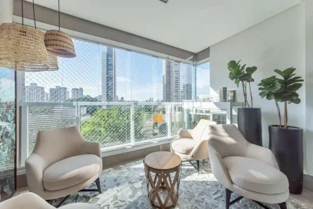 Apartamento com 2 Quartos para alugar, 92m² no Brooklin Paulista, São Paulo