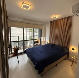 Apartamento com 1 Quarto para alugar, 24m² no Campo Belo, São Paulo