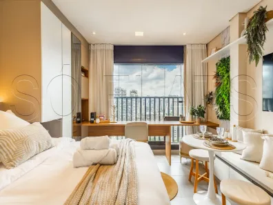 Flat com 1 Quarto à venda, 24m² no Brooklin Paulista, São Paulo
