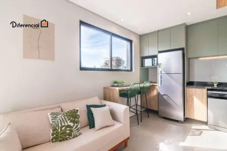 Apartamento com 1 Quarto para alugar, 30m² no Capão Raso, Curitiba