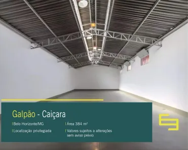 Galpão/Depósito/Armazém à venda, 384m² no Caiçaras, Belo Horizonte
