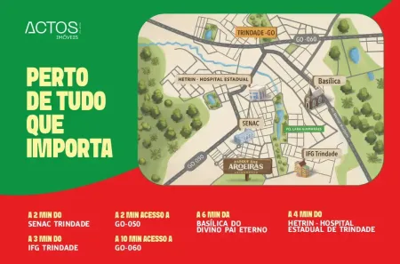 Lote/Terreno à venda, 250m² no Setor Sol Dourado, Trindade