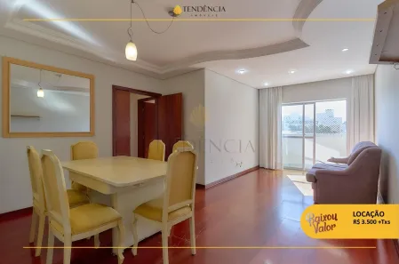 Apartamento com 3 Quartos para alugar, 92m² no Juvevê, Curitiba