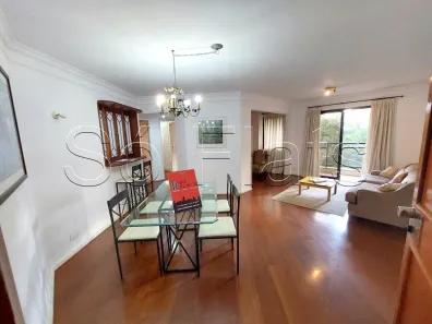 Flat com 3 Quartos para alugar, 120m² no Indianópolis, São Paulo