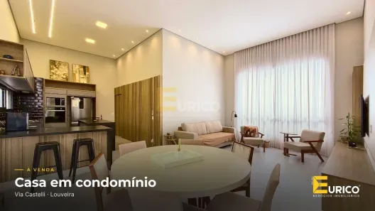 Casa de Condomínio com 3 Quartos à venda, 218m² no Via Castelli, Louveira