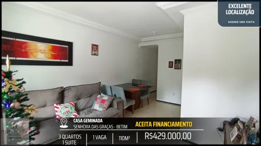 Casa com 3 Quartos à venda, 110m² no Senhora das Graças, Betim