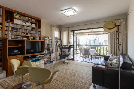 Apartamento com 1 Quarto para alugar, 106m² no Campo Belo, São Paulo