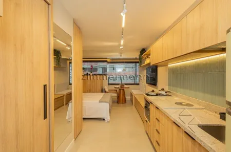 Apartamento com 1 Quarto para alugar, 25m² no Perdizes, São Paulo
