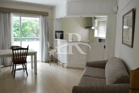 Flat com 1 Quarto para alugar, 40m² no Itaim Bibi, São Paulo
