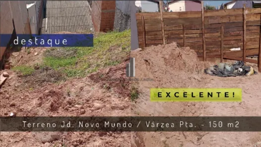 Lote/Terreno à venda, 150m² no Jardim Novo Mundo, Várzea Paulista