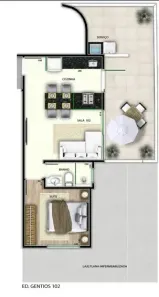 Apartamento com 1 Quarto à venda, 69m² no Luxemburgo, Belo Horizonte
