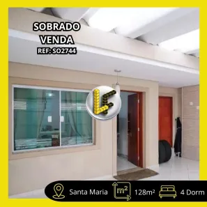 Sobrado com 4 Quartos à venda, 128m² no Santa Maria, São Caetano do Sul