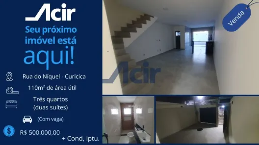 Casa com 3 Quartos à venda, 120m² no Curicica, Rio de Janeiro