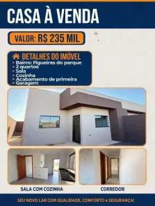 Casa com 2 Quartos à venda, 50m² no Residencial Figueiras do Parque, Campo Grande