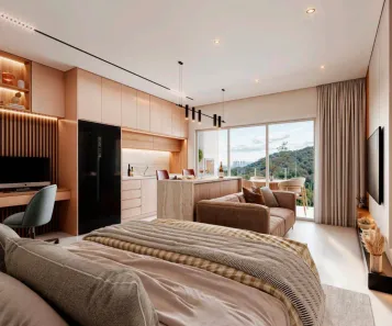 Apartamento com 1 Quarto à venda, 51m² no Toninhas, Ubatuba