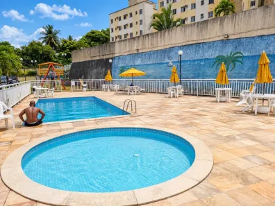Apartamento com 3 Quartos para alugar, 57m² no Caji, Lauro de Freitas