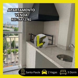 Apartamento com 3 Quartos à venda, 70m² no Santa Paula, São Caetano do Sul