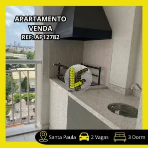 Apartamento com 3 Quartos à venda, 70m² no Santa Paula, São Caetano do Sul