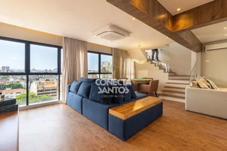 Cobertura com 2 Quartos à venda, 175m² no Boqueirão, Santos