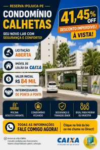 Apartamento com 2 Quartos à venda, 52m² no Califórnia, Ipojuca