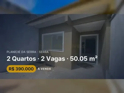 Casa com 2 Quartos à venda, 50m² no Planície da Serra, Serra