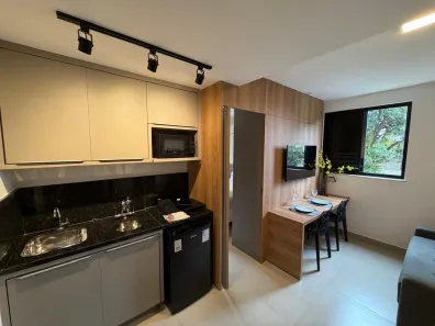 Apartamento com 1 Quarto para alugar, 27m² no Serra, Belo Horizonte