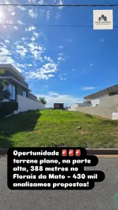 Lote/Terreno à venda, 388m² no Passagem da Conceição, Várzea Grande
