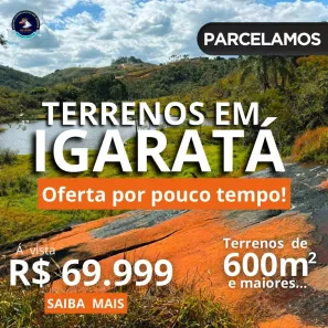 Lote/Terreno à venda, 600m² no , Igaratá