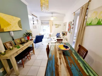 Apartamento com 2 Quartos para alugar, 56m² no Pitangueiras, Guarujá