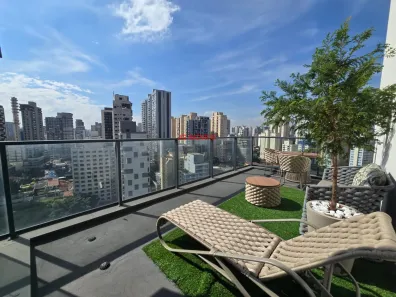 Apartamento com 1 Quarto para venda ou aluguel, 40m² no Jardim das Acácias, São Paulo