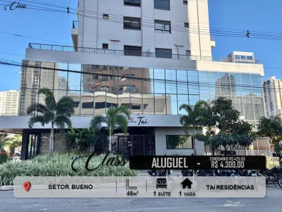 Apartamento com 1 Quarto para alugar, 48m² no Setor Bueno, Goiânia