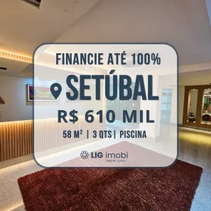 Apartamento com 3 Quartos à venda, 58m² no Boa Viagem, Recife