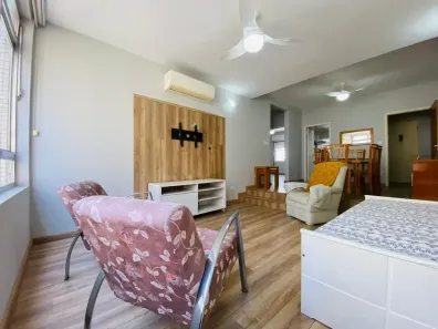 Apartamento com 2 Quartos para alugar, 90m² no Gonzaga, Santos