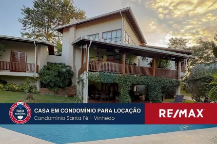 Casa de Condomínio com 4 Quartos para alugar, 598m² no Caixa D´Água, Vinhedo