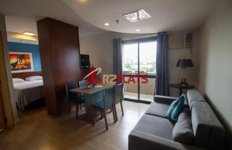 Flat com 1 Quarto para alugar, 34m² no Brooklin Paulista, São Paulo