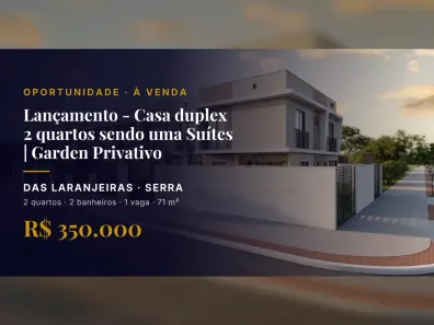 Casa com 2 Quartos à venda, 71m² no das Laranjeiras, Serra