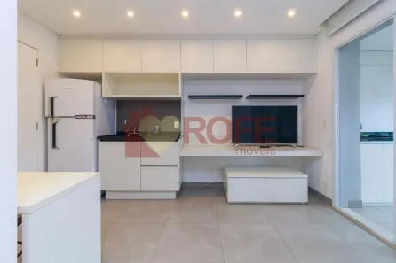 Apartamento com 1 Quarto para alugar, 33m² no Brooklin Paulista, São Paulo